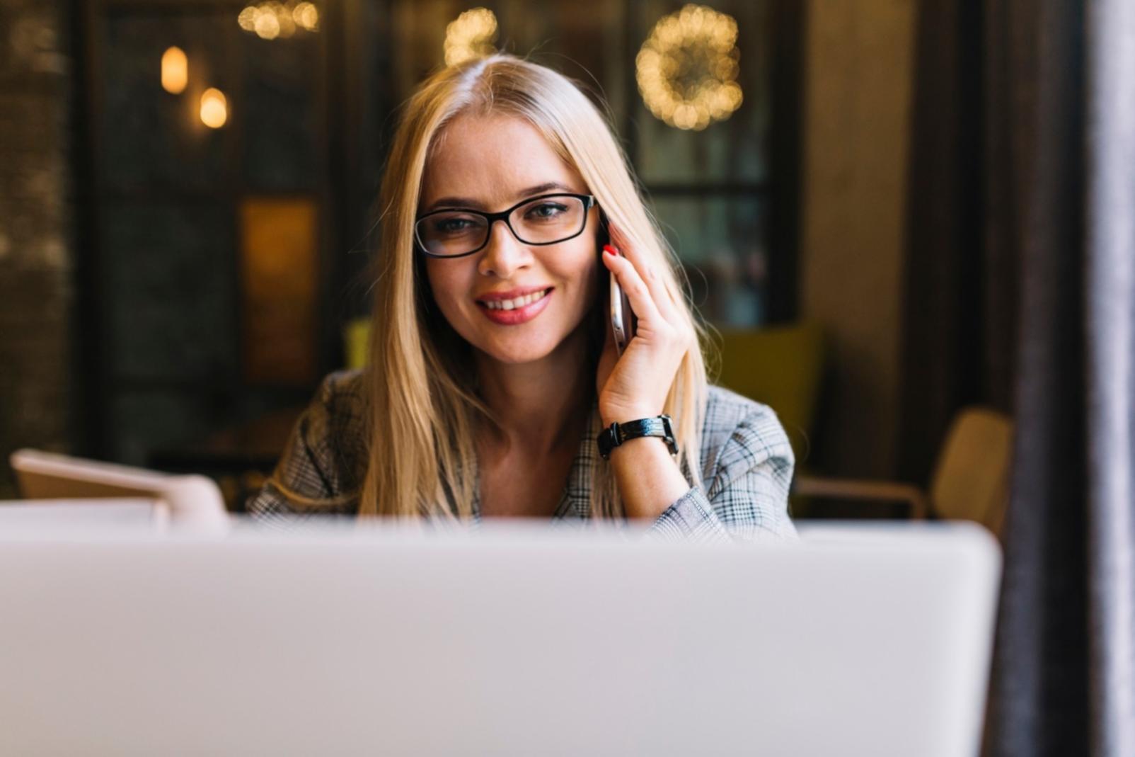 Page d'accueil responsive avec animation subtile